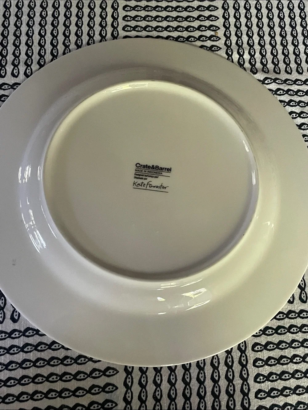 Crate&Barrel, Its your day plate !